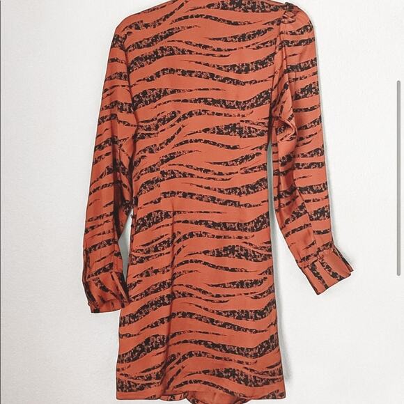 Anine Bing Silk Wrap Penelope Dress XS - Picture 6 of 7